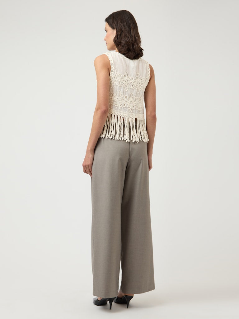 YASBERA SL CROCHET TOP S. - FEST Hapsutoppi