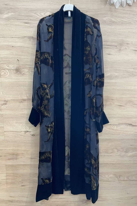 SWEET MAGIC MODA LONG VELVET KIMONO Kimono