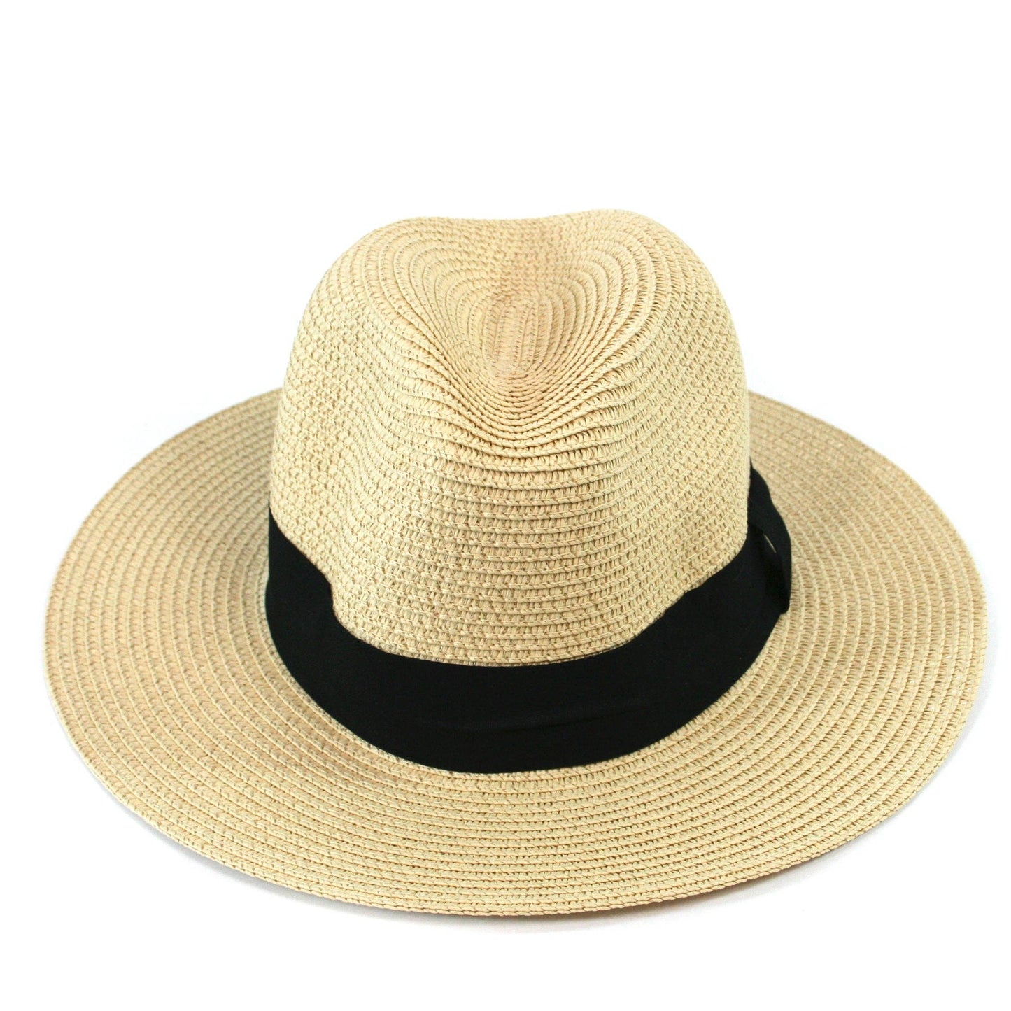BLACK GINGER PANAMA STYLE SUN HAT Hattu