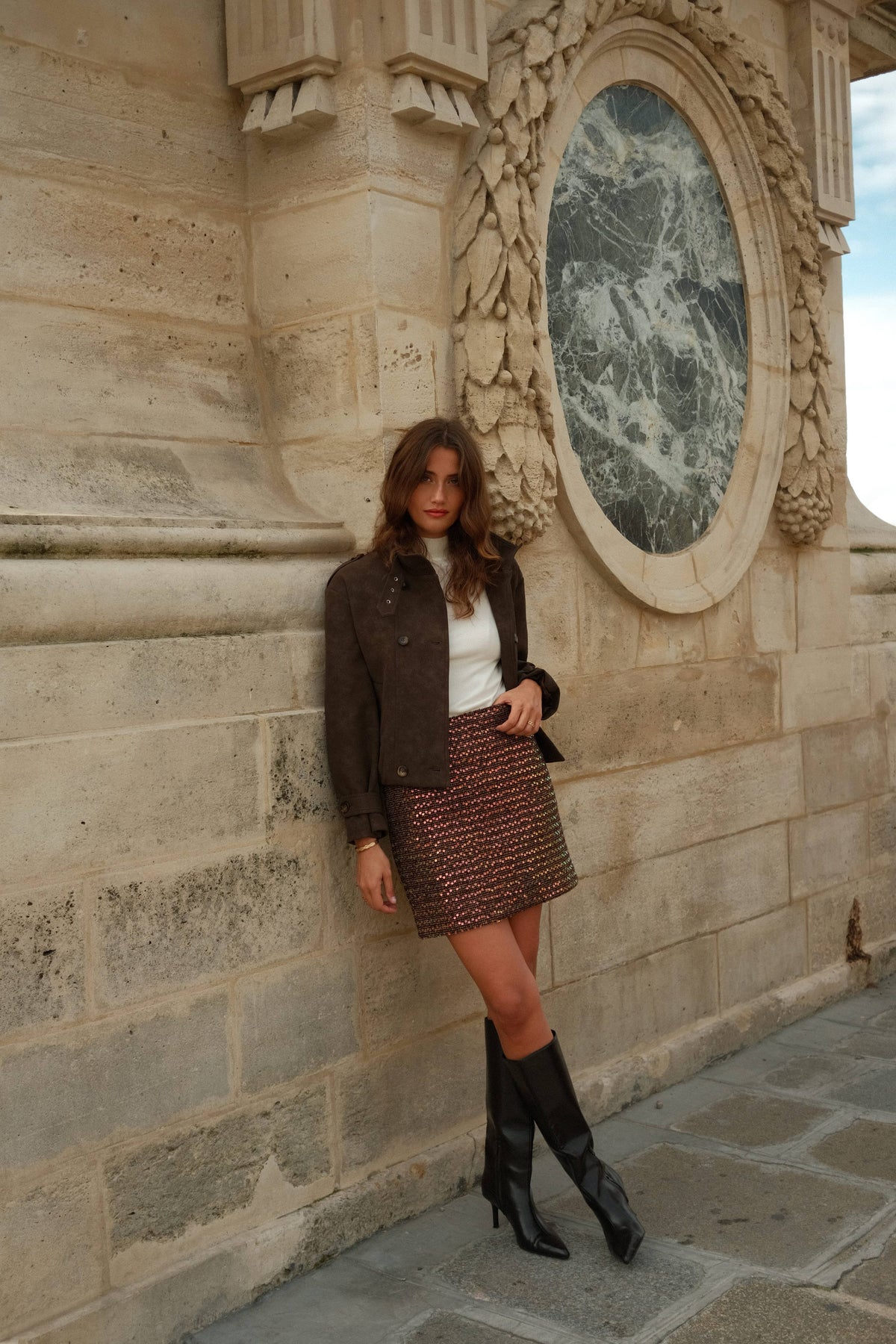 LULUMARY SEQUIN SKIRT Hame