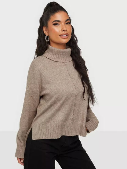 NMIAN L/S ROLL NECK KNIT NOOS Neule