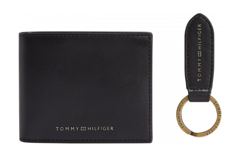 TOMMY HILFIGER MINI CC WALLET & KEY FOB Lahjasetti