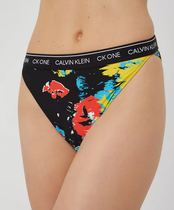 CALVIN KLEIN HIGH WAIST CHEEKY BIKINI Bikinihousut