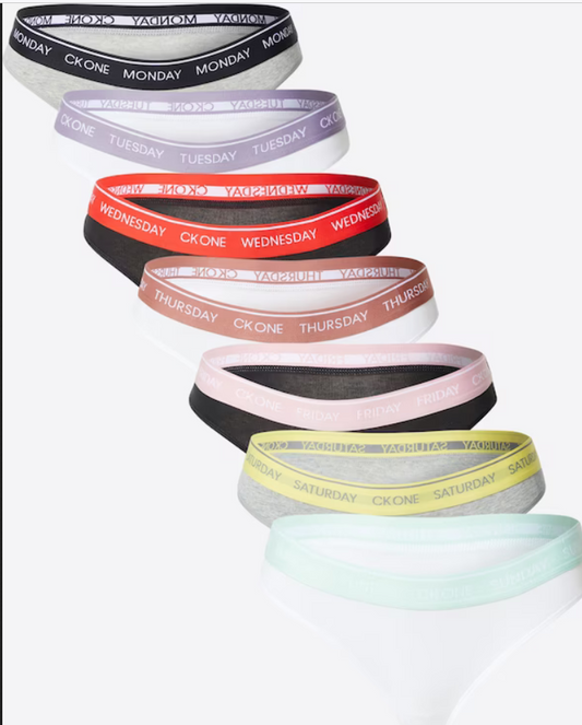 CALVIN KLEIN THONG 7PK Stringit