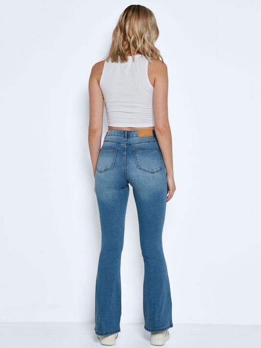 NMSALLIE HW FLARE JEANS VI162LB NOOS Farkut