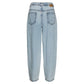 NMSELLA  HW SLOUCH JEANS VI204LB BG Farkut