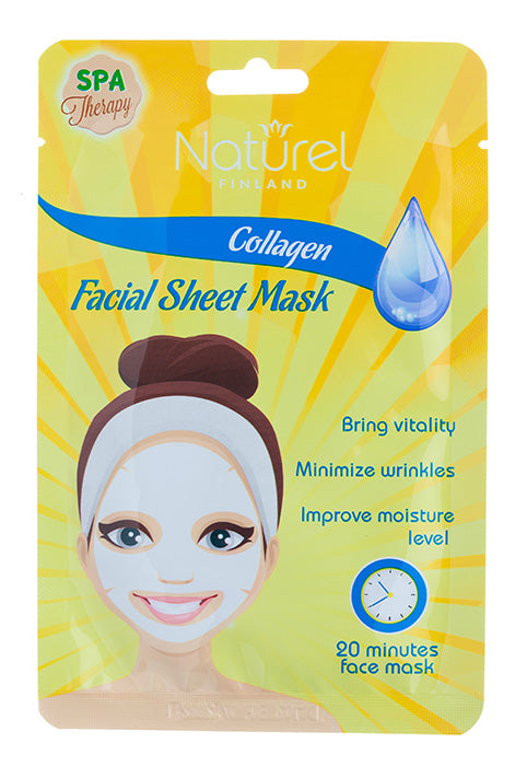 NATUREL Collagen Facial Sheet Mask Kasvonaamio