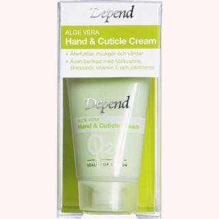 Depend Aloe Vera Hand & Cuticle Cream Käsi- ja kynsinauhavoide 20 ml