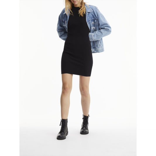 CALVIN KLEIN BADGE KNITTED SLEEVE Mekko