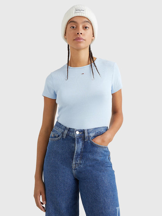TJW BBY ESSENTIAL RIB SS T-Paita
