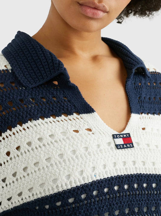 TJW SUMMER CROCHET SWEATER Neule