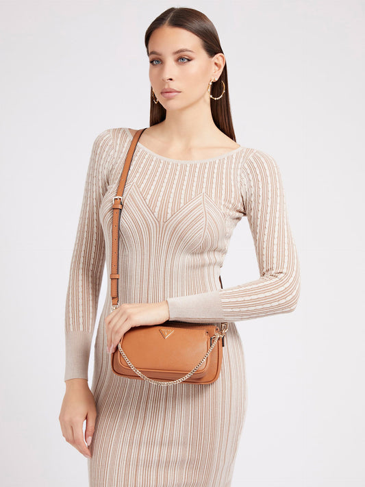 Alexie saffiano mini crossbody-Laukku