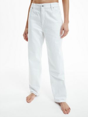 Calvin Klein woven pants 90s Straight Farkut