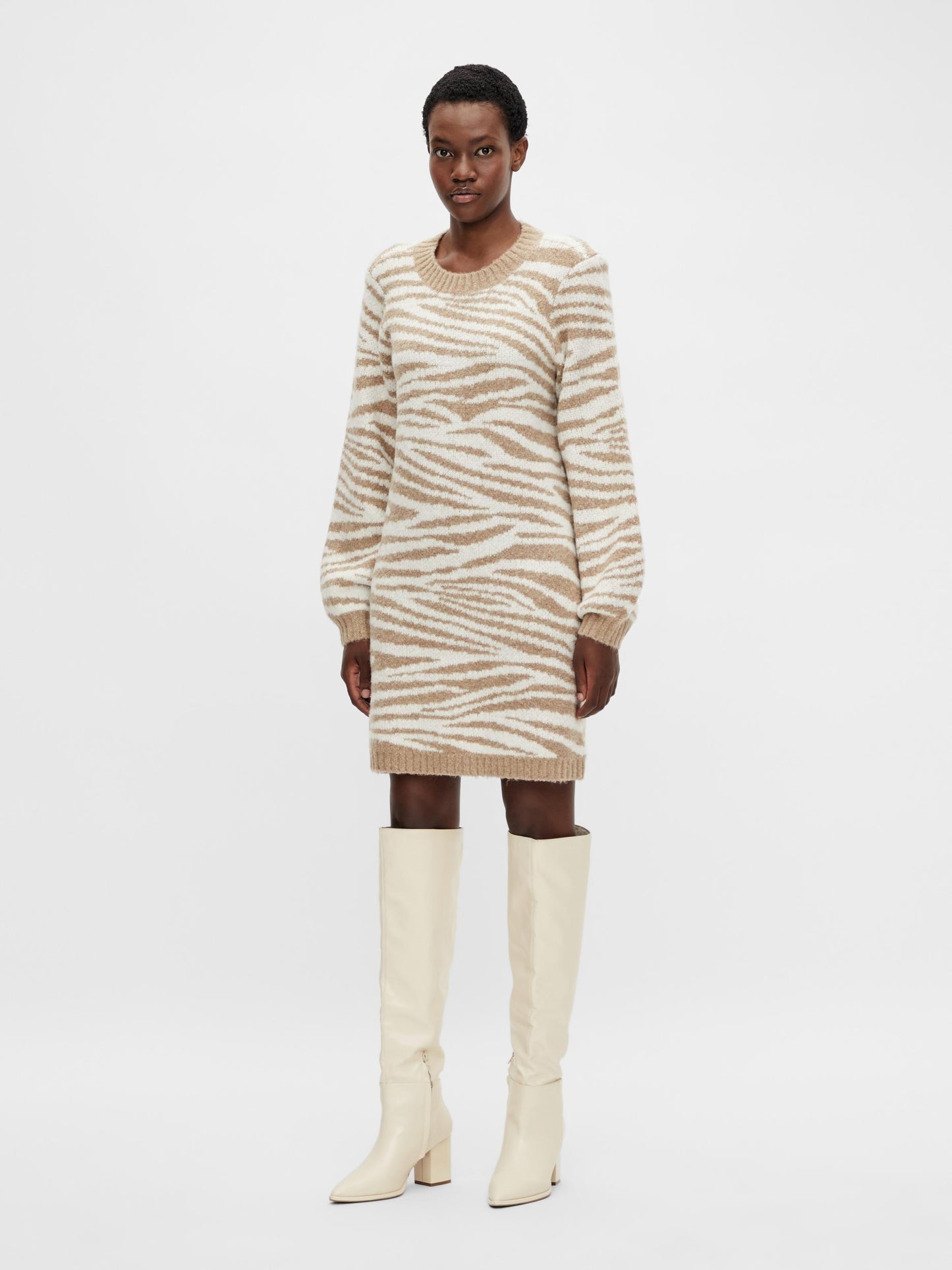 OBJEVE NONSIA L/S DRESS AOP NOOS Mekko