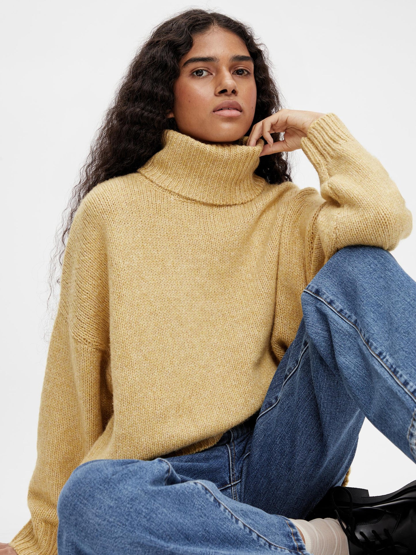 OBJWILMA KNIT L/S PULLOVER PB11 Neule