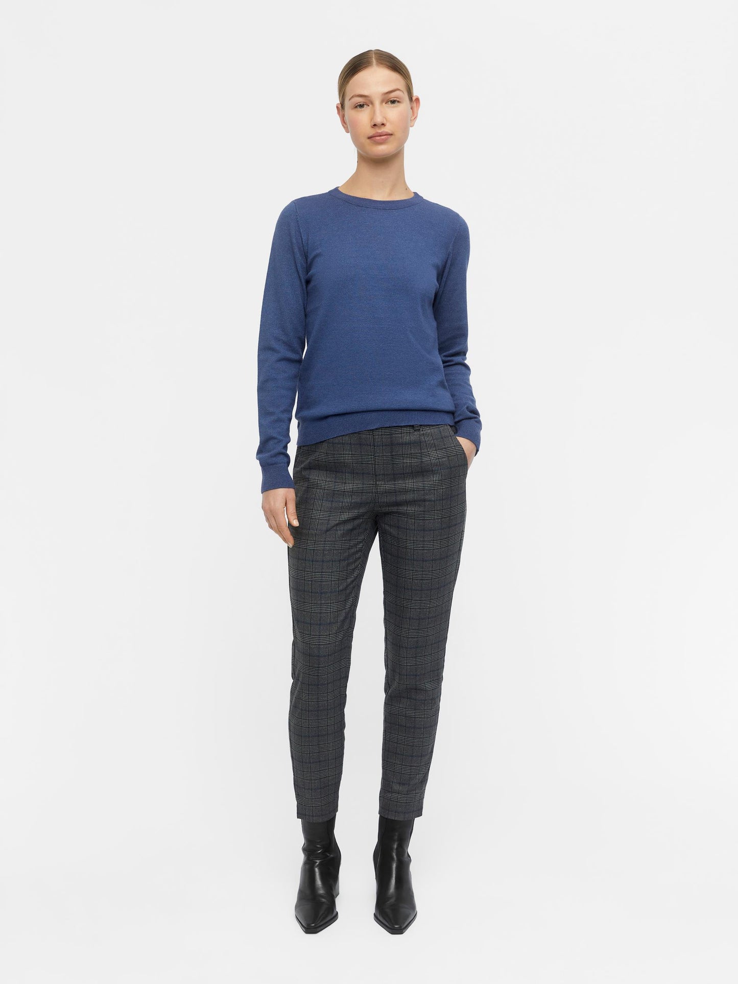 OBJLISA SLIM PANT AOP NOOS Housut