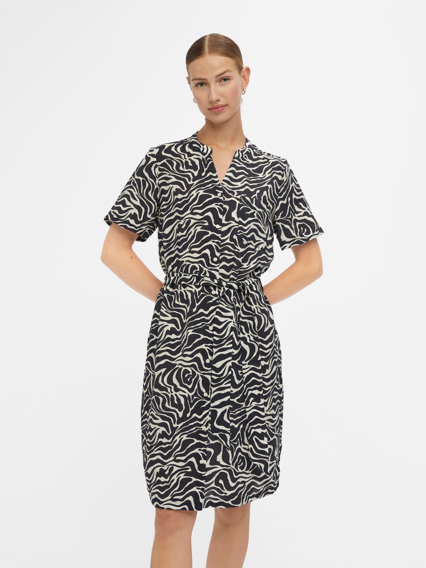 OBJSELINE S/S SHIRT DRESS NOOS Mekko