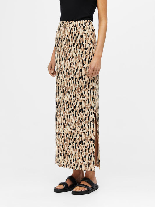 OBJMONI STEPHANIE MAXI SKIRT Hame