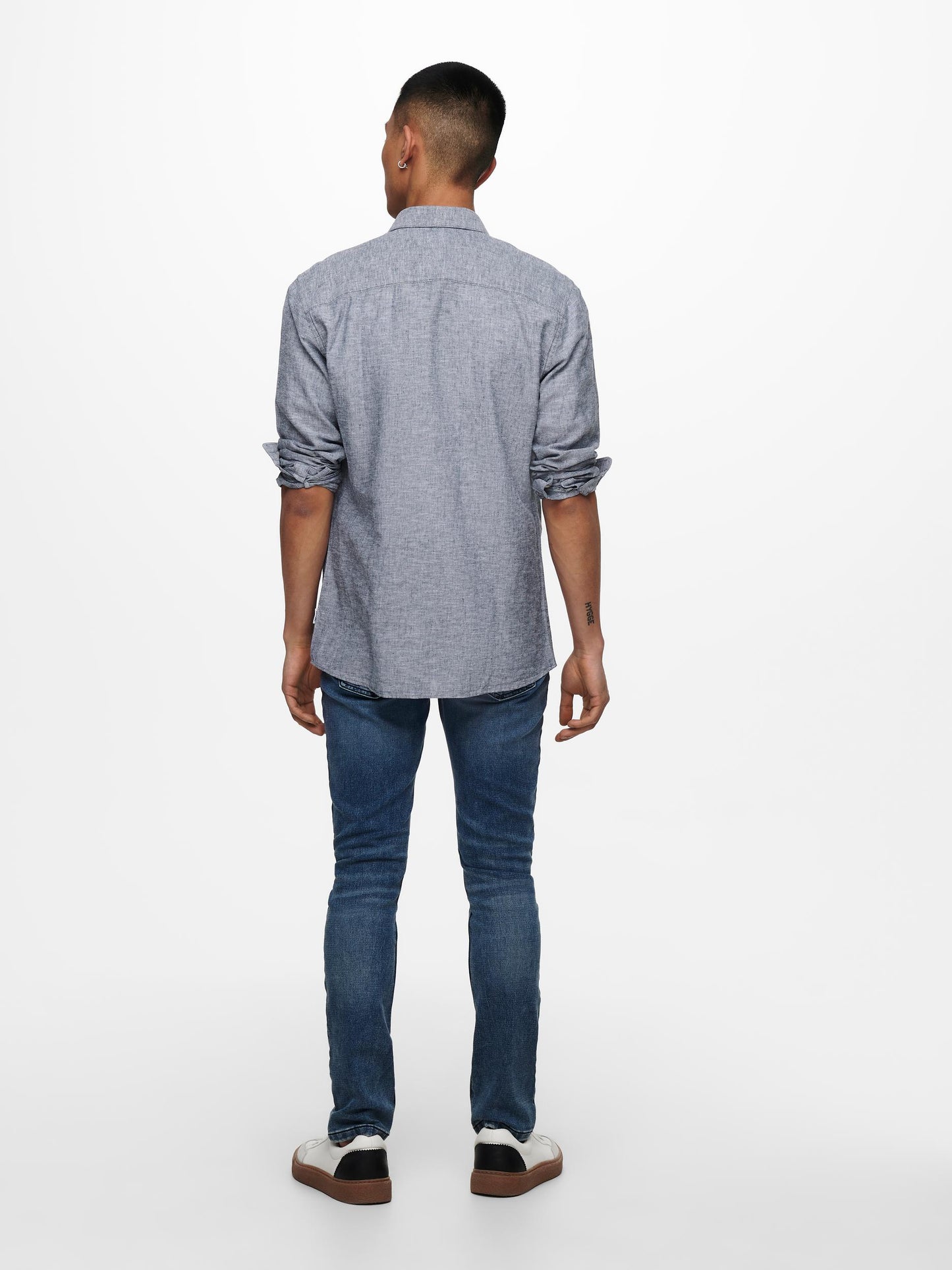ONSCAIDEN LIFE LS SOLID LINEN SHIRT NOOS Pellavapaita