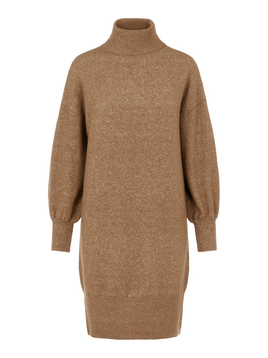 PCFABIA LS HIGH NECK KNIT DRESS Neulemekko