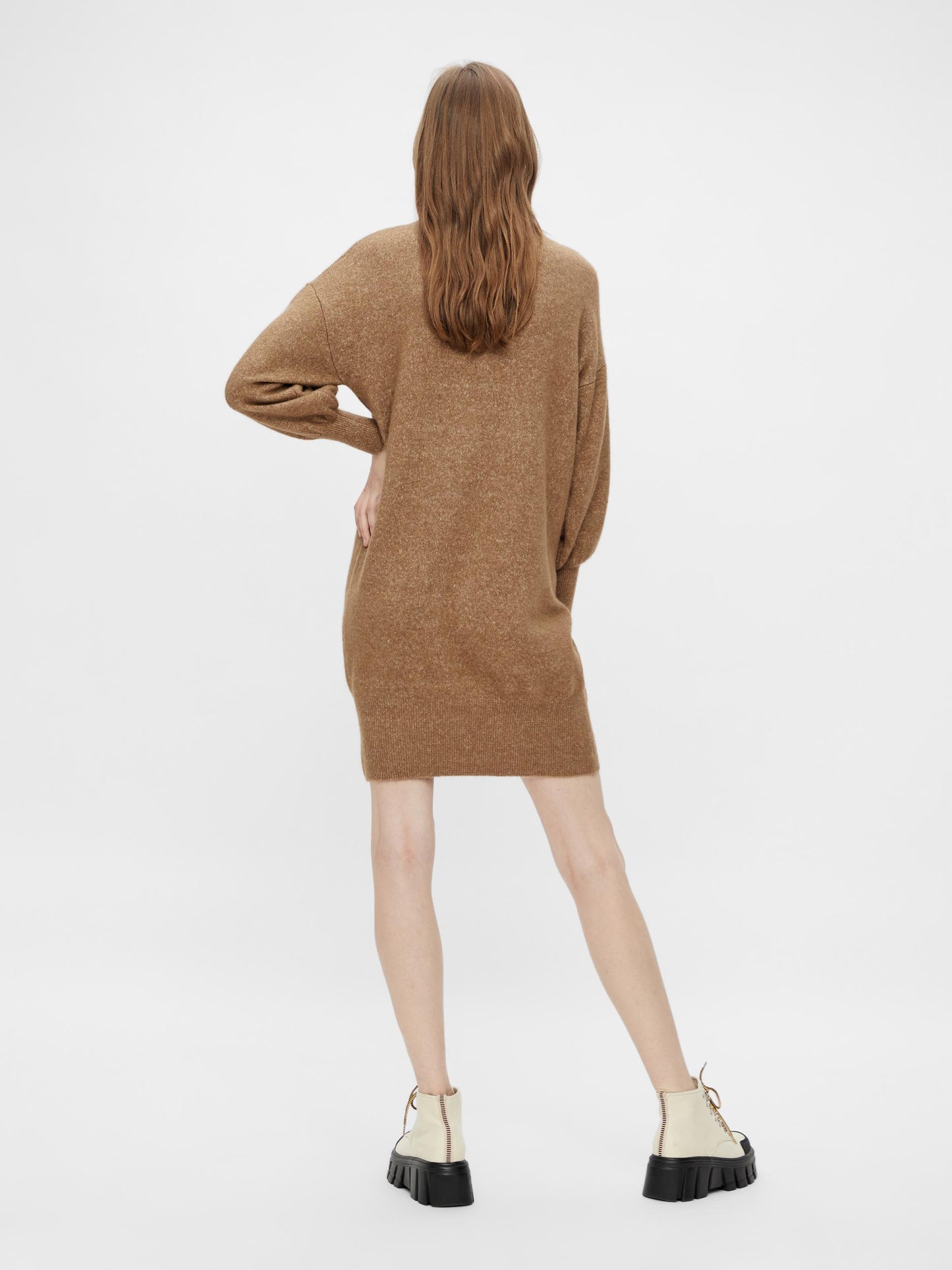 PCFABIA LS HIGH NECK KNIT DRESS Neulemekko