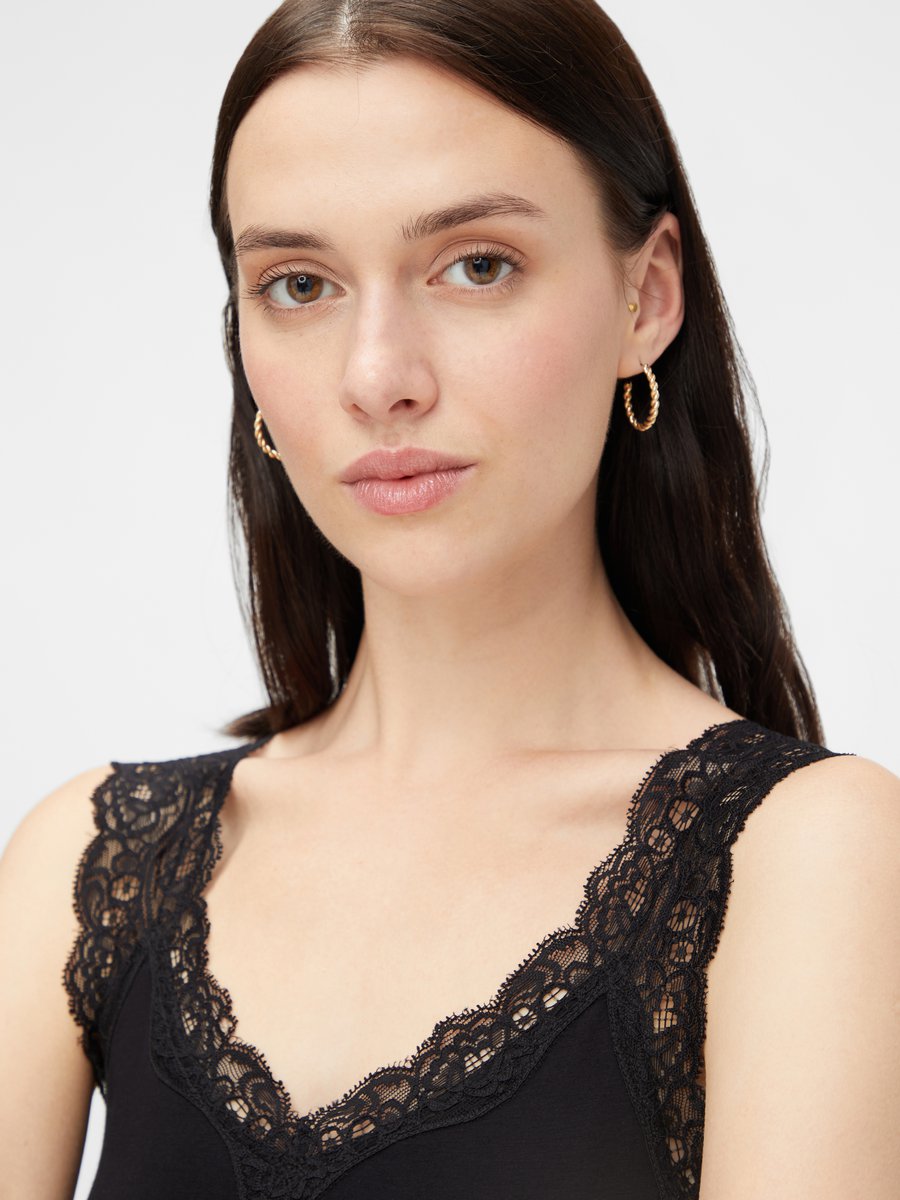 PCBARBERA LACE TOP NOOS Toppi