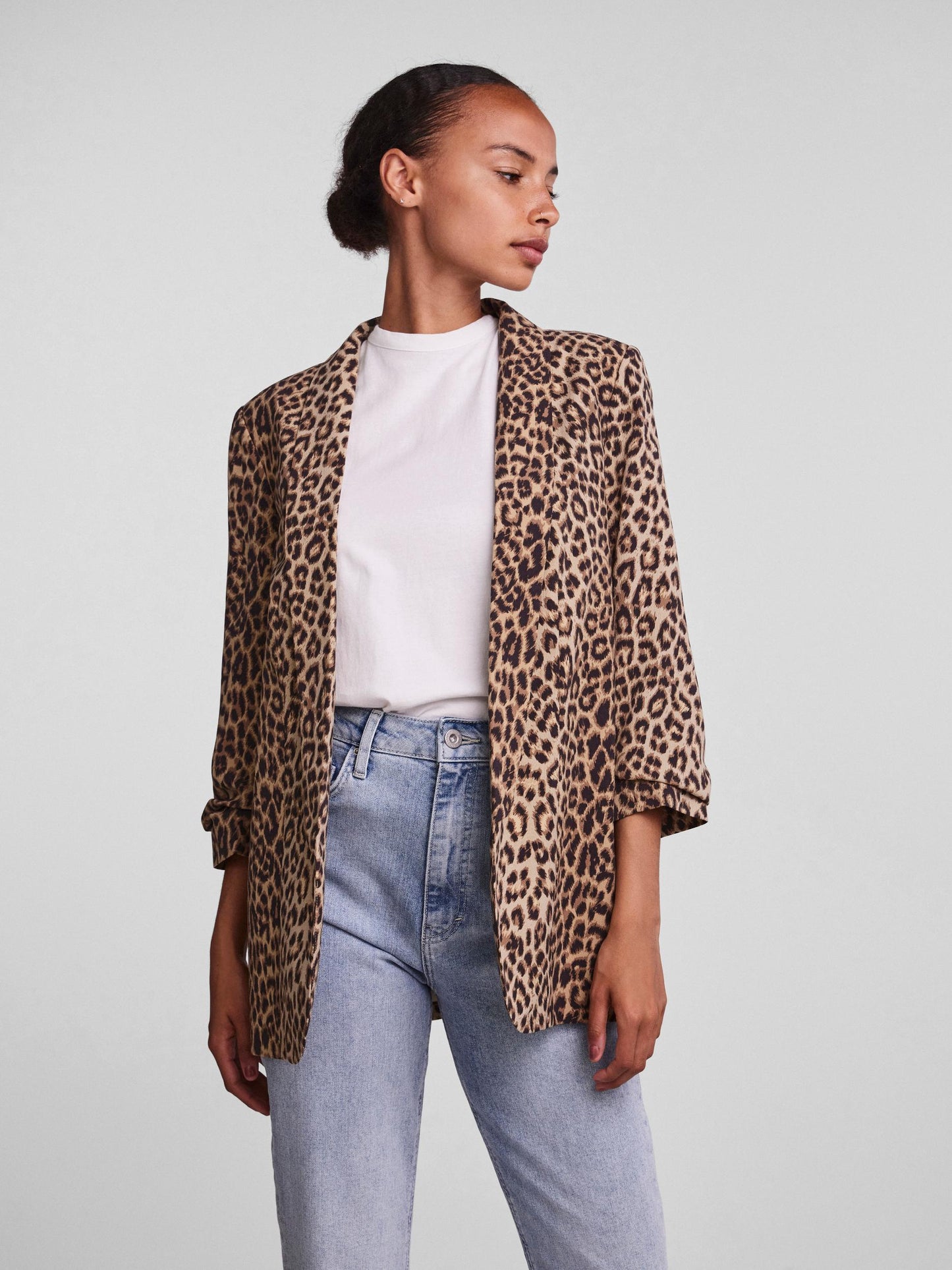 PCBOSS 3/4 PRINTED BLAZER NOOS- Bleiseri