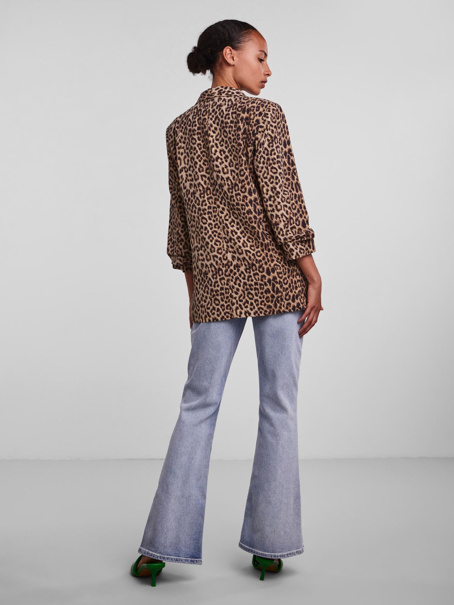 PCBOSS 3/4 PRINTED BLAZER NOOS- Bleiseri