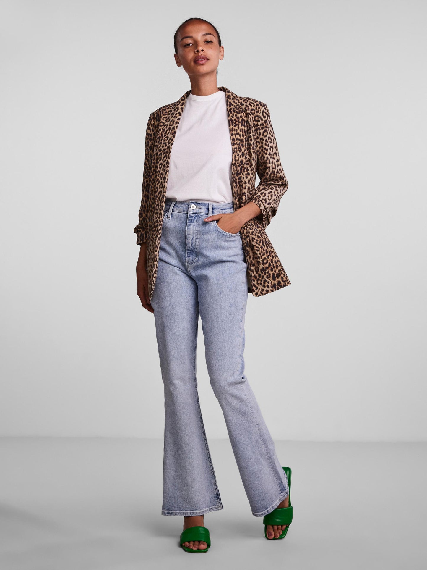 PCBOSS 3/4 PRINTED BLAZER NOOS- Bleiseri