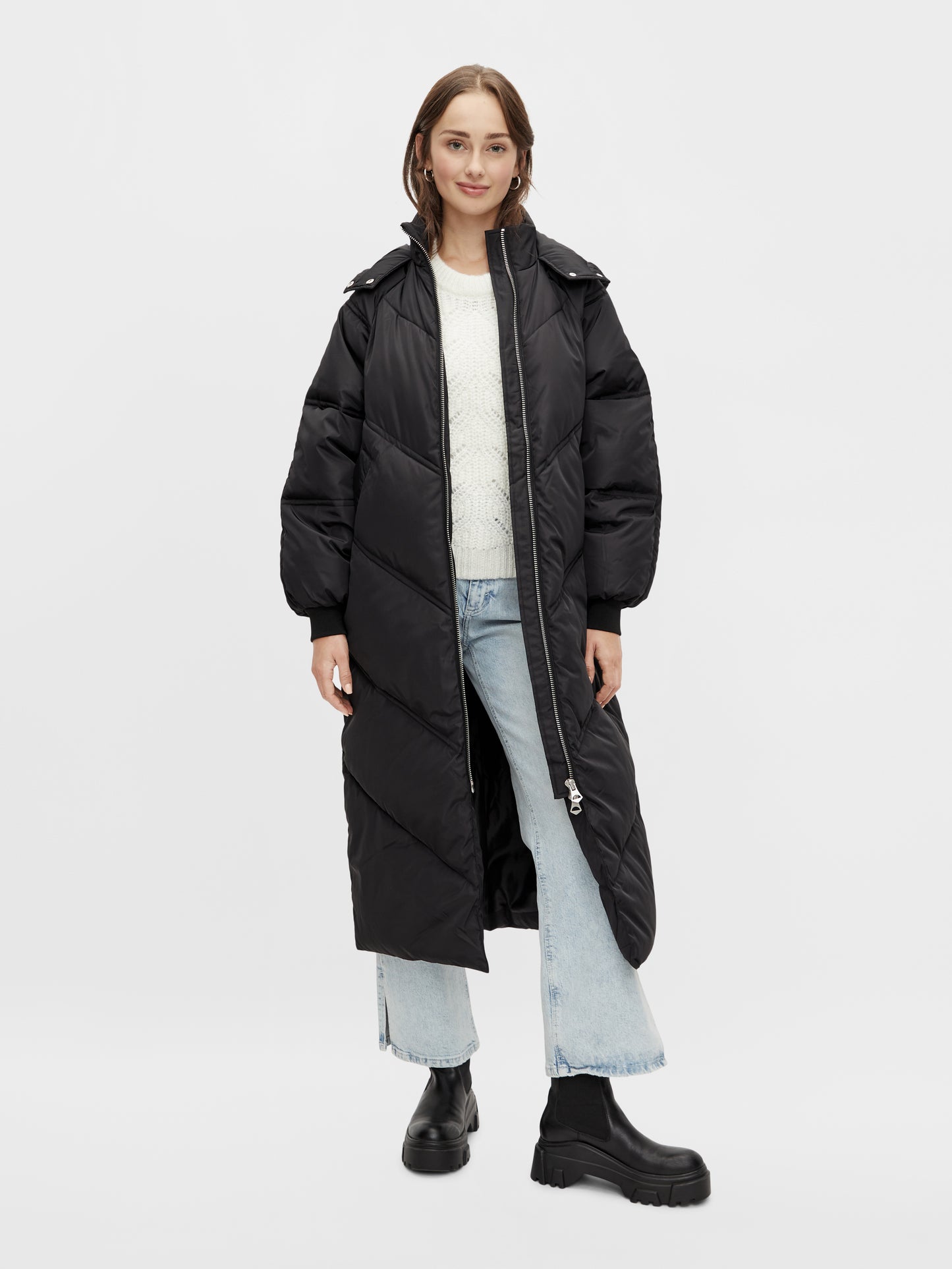 PCFELICITY LONG PUFFER JACKET Toppatakki