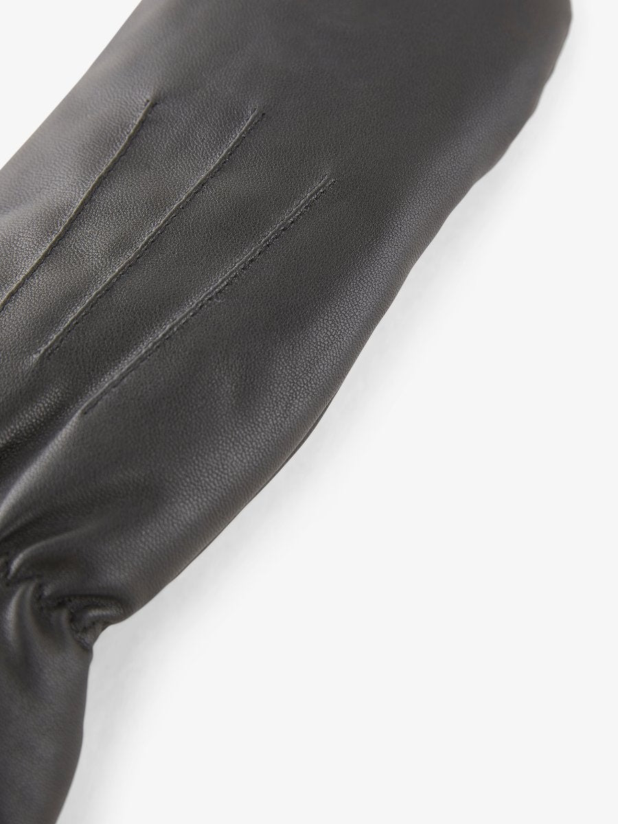PCNELLIE LEATHER MITTENS NOOS Kintaat
