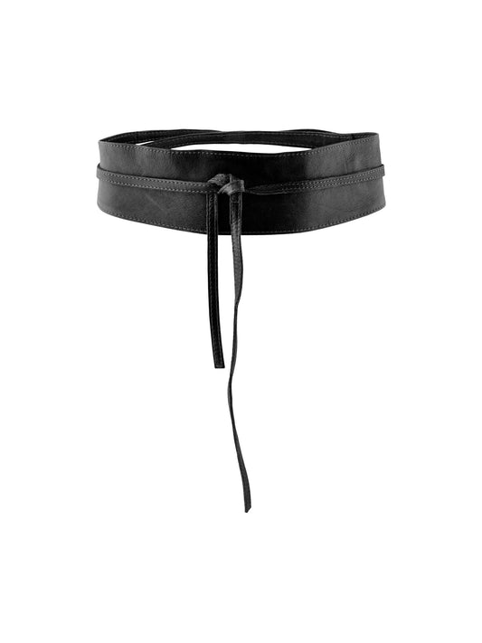 PCVIBS LEATHER TIE WAIST BELT Vyö