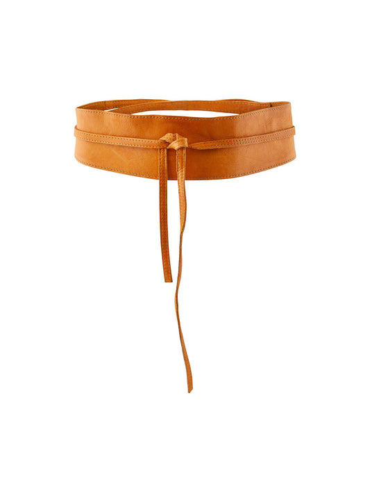 PCVIBS LEATHER TIE WAIST BELT Vyö