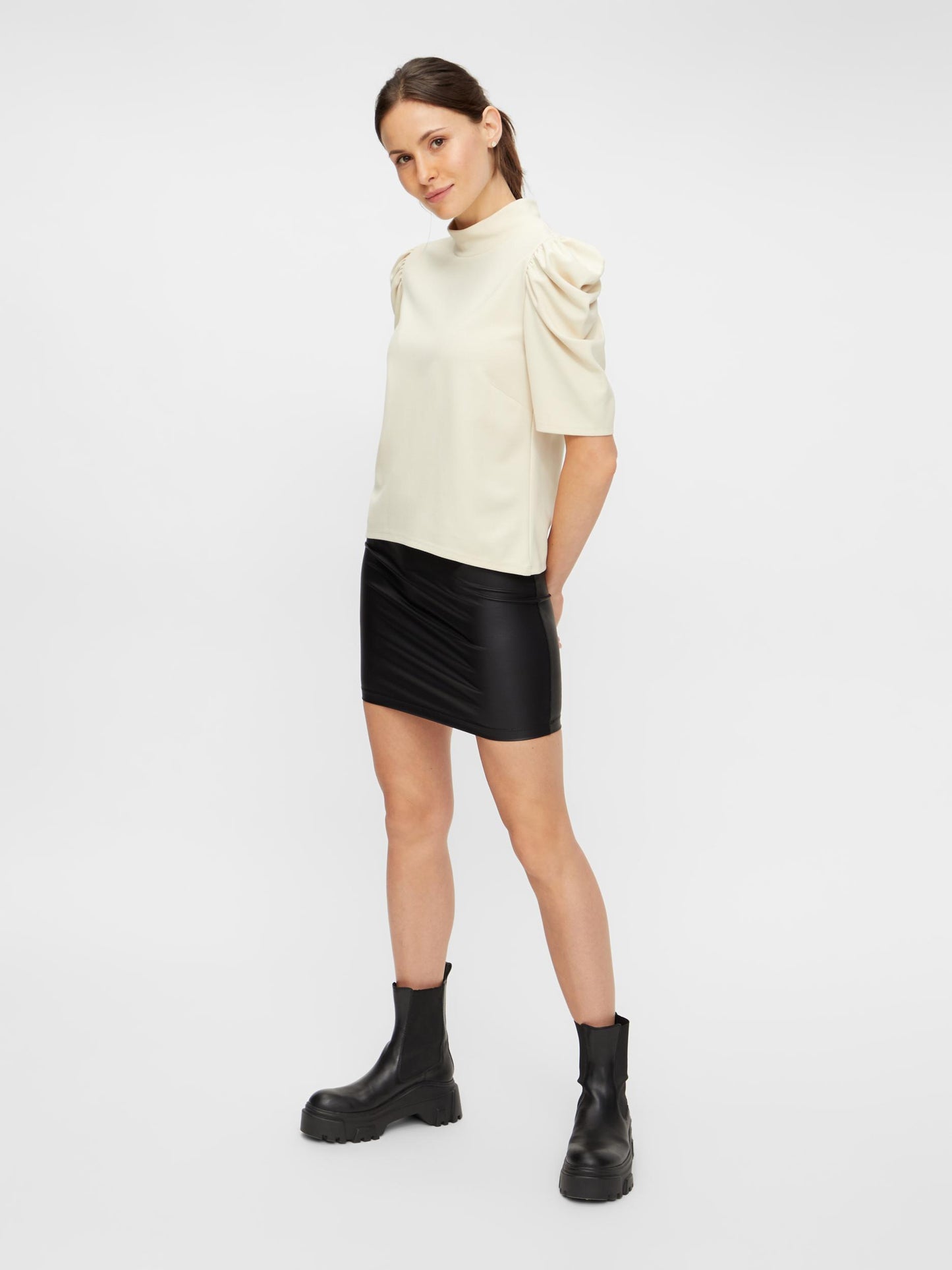 PCNEW SHINY HW SKIRT NOOS Hame