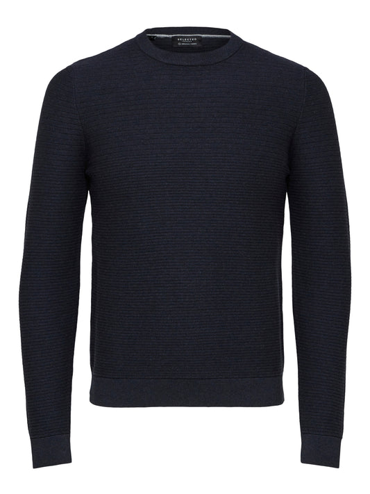 SLHCHARLTON CREW NECK B CAMP Neule