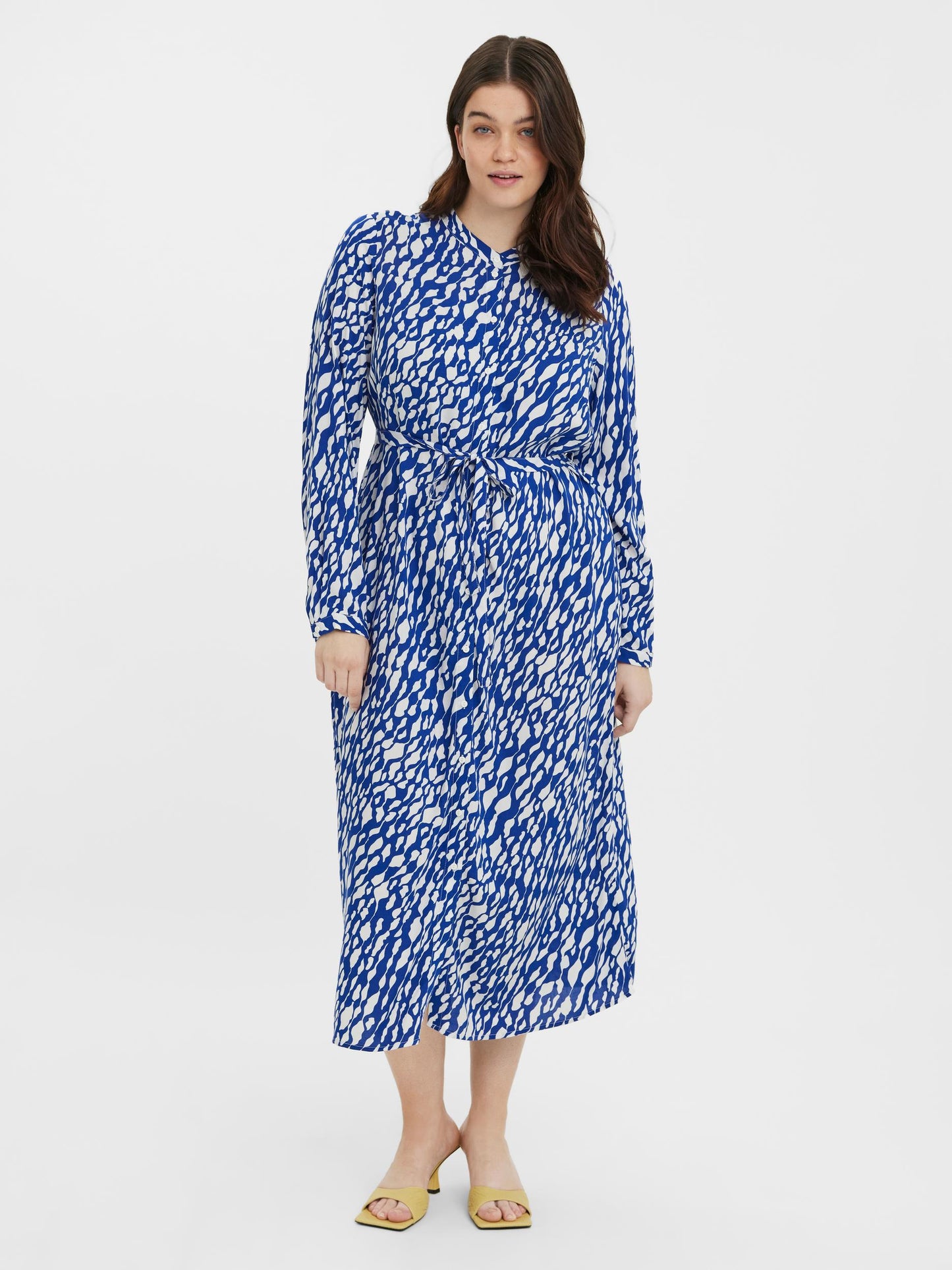 VMEASY LS LONG SHIRT DRESS CURVE Maximekko