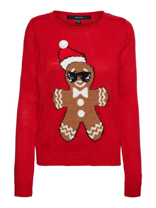 VMCOOKIE LS KNIT BLOUSE XMAS Jouluneule