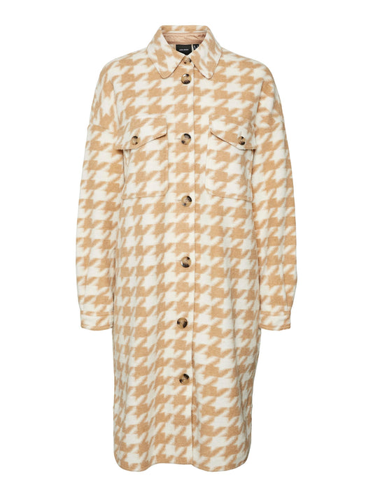 VMCHRISSIE LONG CHECK SHIRT GA Takki