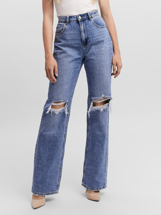 VMKITHY HR STRAIGHT JEANS LI363 GA NOOS Farkut