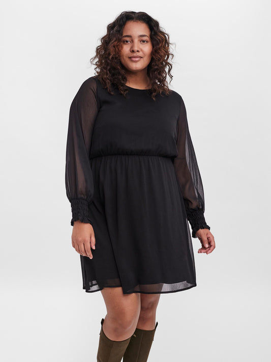 VMSMILLA LS ABK DRESS GA CURVE Mekko