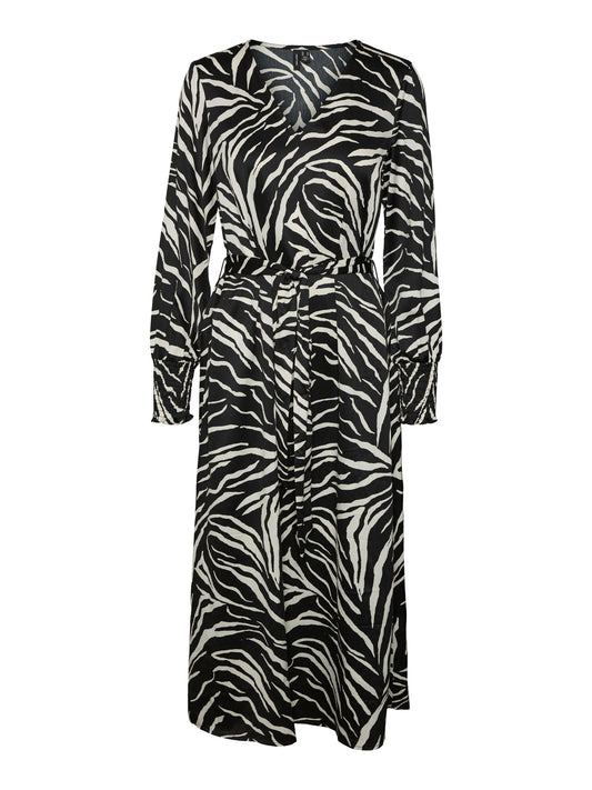 VMLIVA L/S CALF DRESS WVN Mekko