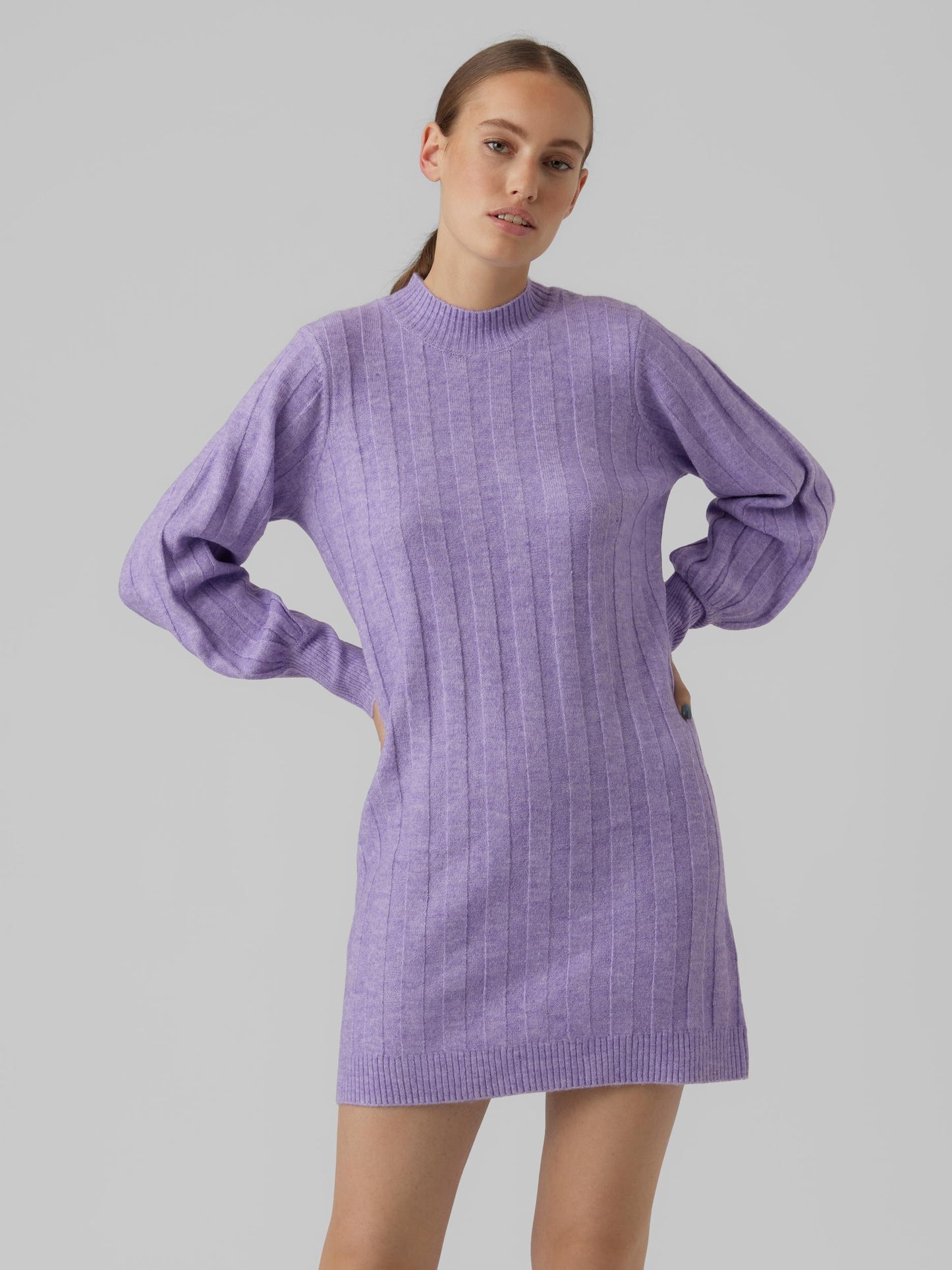 VMALANIS LS HIGH NECK SHORT DRESS Neulemekko