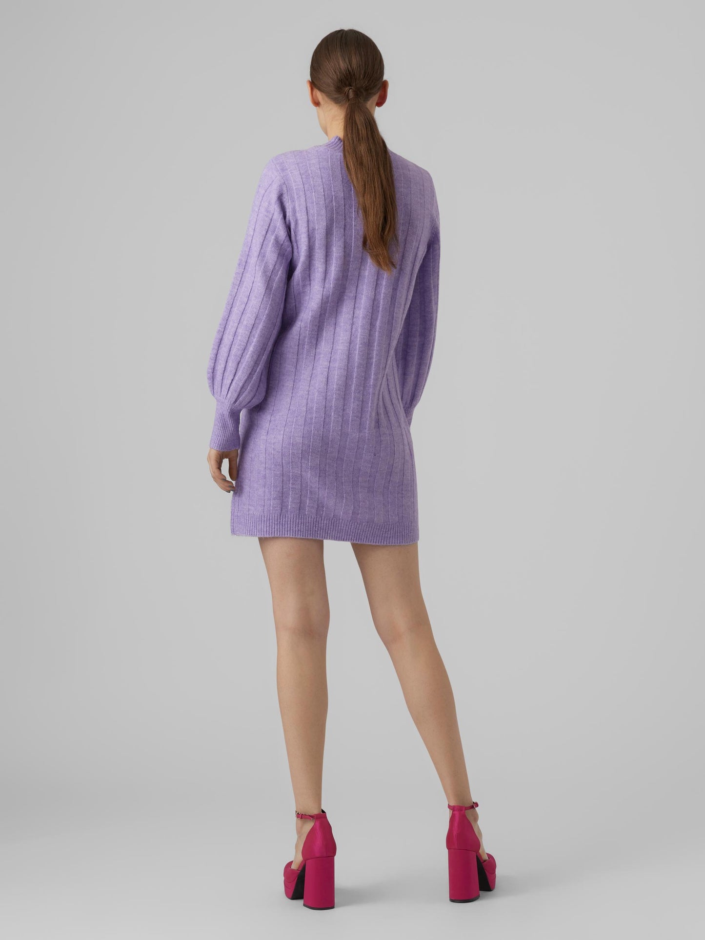 VMALANIS LS HIGH NECK SHORT DRESS Neulemekko