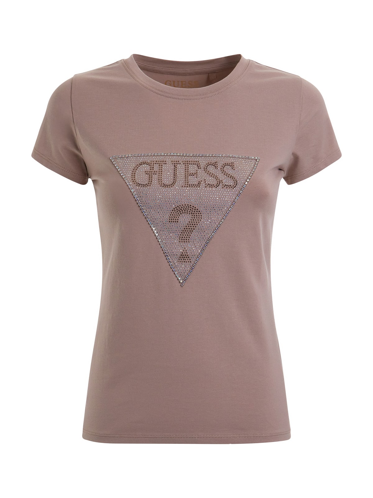 GUESS SS TRIANGLE CRYSTAL T-Paita