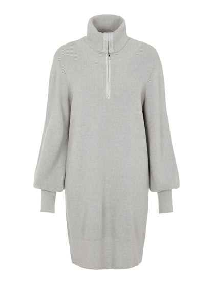 YASDALMA LS ZIP KNIT DRESS S. Neulemekko