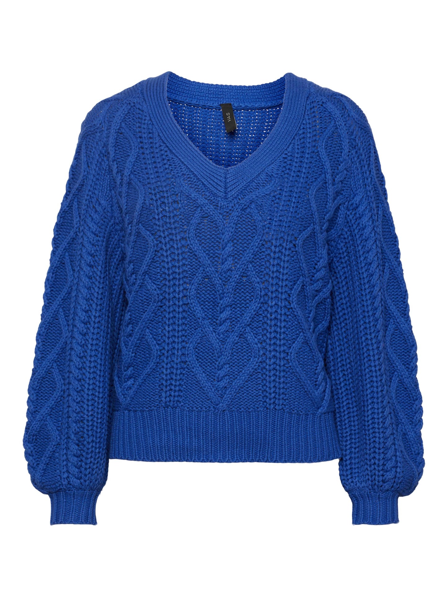 YASHEARTCABLE LS V-NECK KNIT PULLOVER Neulepusero