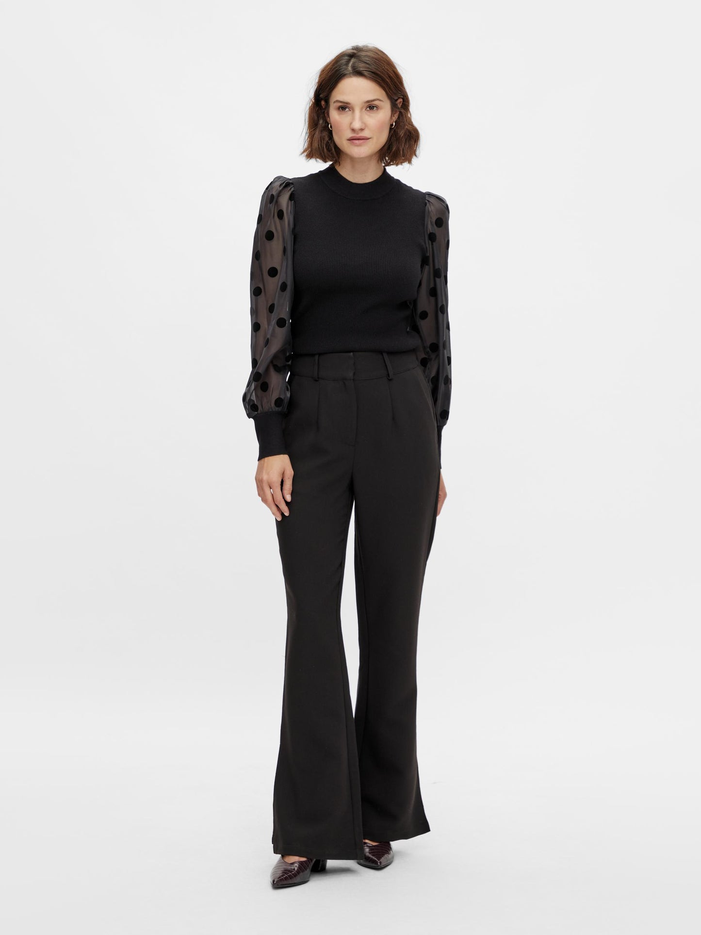 YASDOTME LS KNIT PULLOVER S. Neule