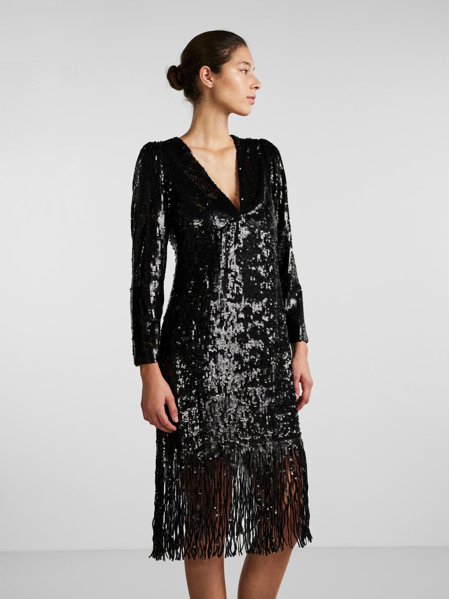 YASFLAPPER 7/8 SEQUIN DRESS - SHOW Mekko