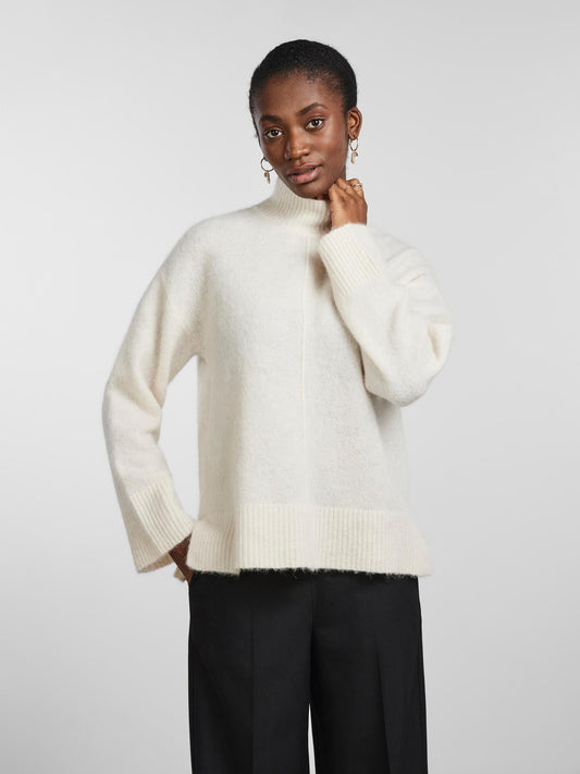 YASNELLOSEAM LS KNIT PULLOVER Neule