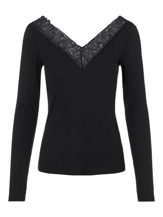 YASELLE LS V-NECK TOP NOOS Paita